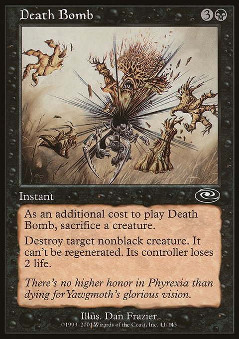 Death Bomb, Planeshift #41, Magic: The Gathering card