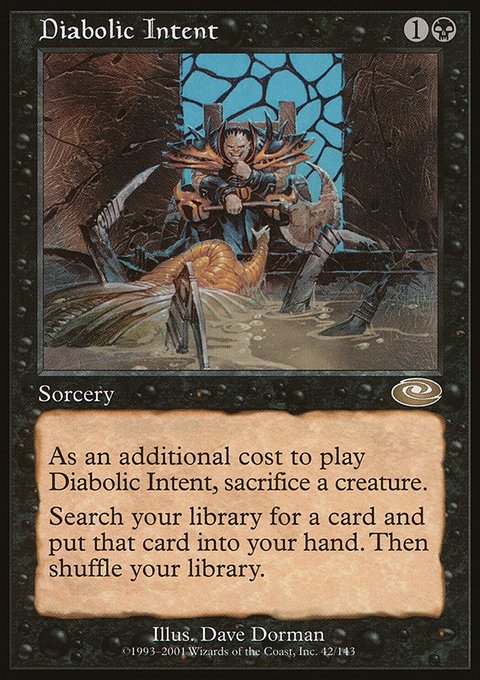 Diabolic Intent, Planeshift #42, Magic: The Gathering card