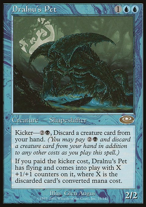 Dralnu's Pet, Planeshift #23, Magic: The Gathering card