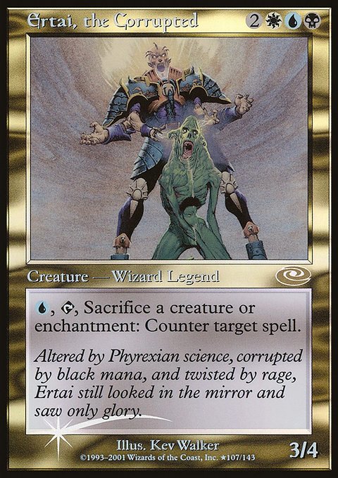 Ertai, the Corrupted, Planeshift #107★, Magic: The Gathering card