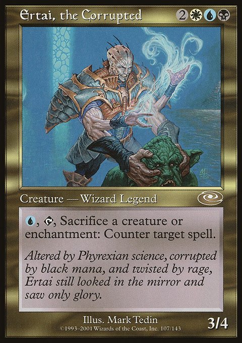 Ertai, the Corrupted, Planeshift #107, Magic: The Gathering card