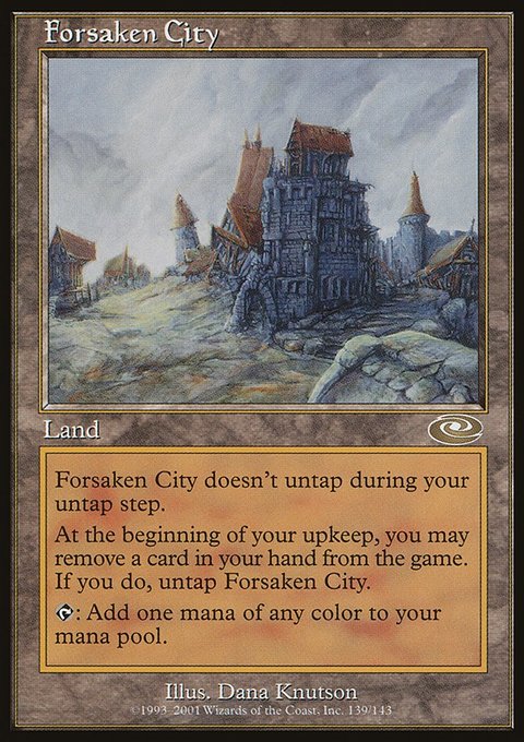 Forsaken City, Planeshift #139, Magic: The Gathering card