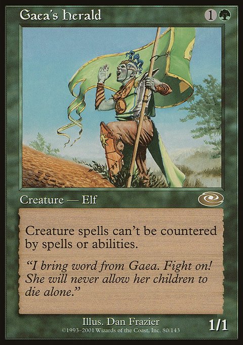 Gaea's Herald, Planeshift #80, Magic: The Gathering card