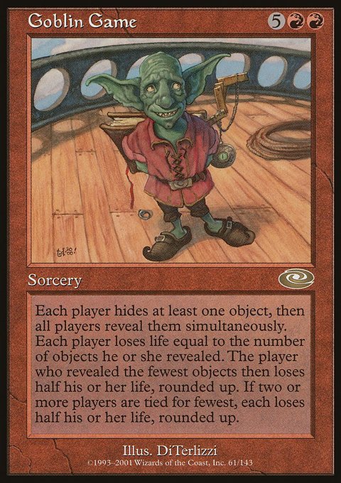 Goblin Game, Planeshift #61, Magic: The Gathering card
