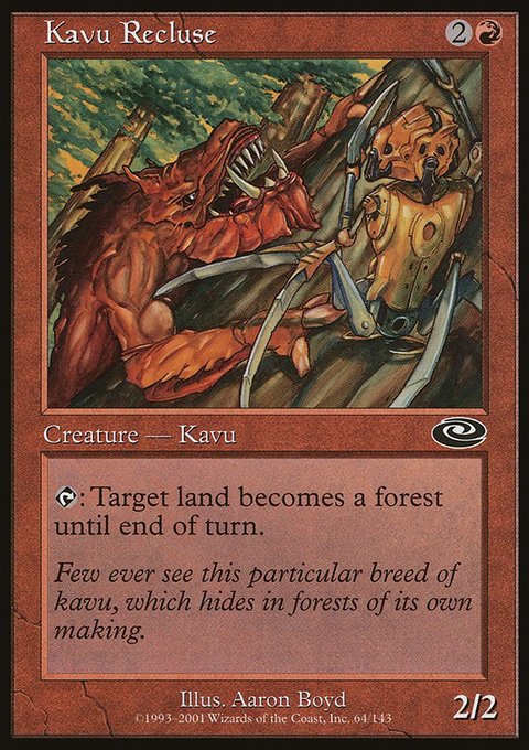 Kavu Recluse, Planeshift #64, Magic: The Gathering card