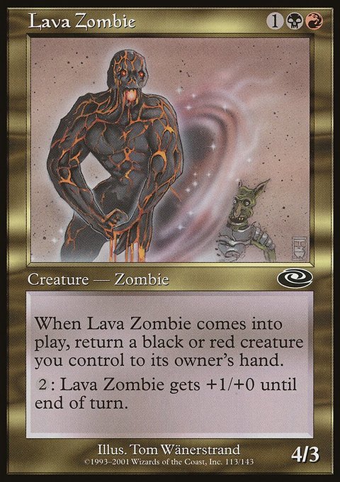 Lava Zombie, Planeshift #113, Magic: The Gathering card