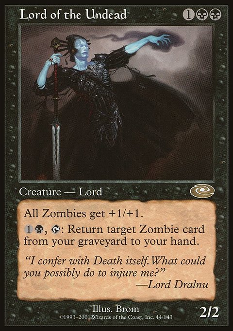Lord of the Undead, Planeshift #44, Magic: The Gathering card