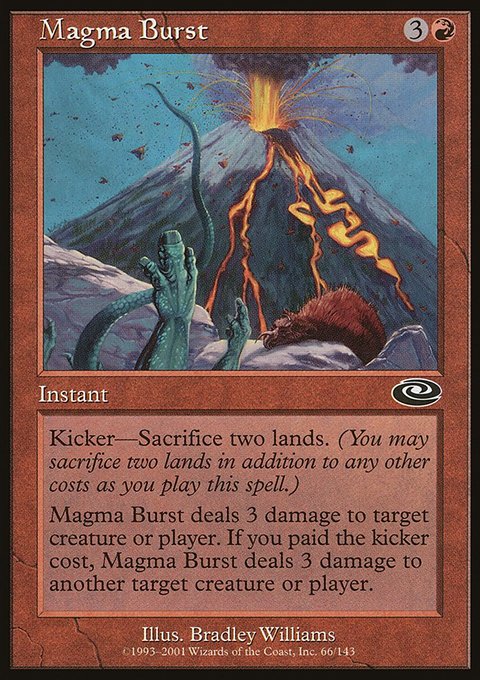 Magma Burst, Planeshift #66, Magic: The Gathering card