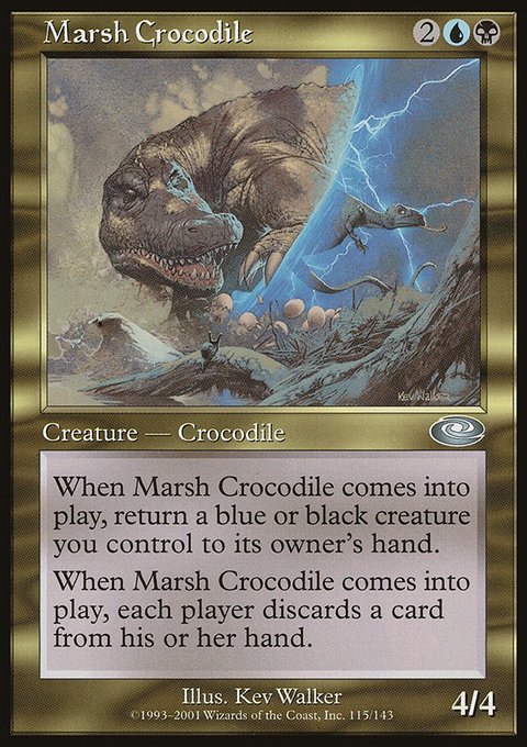 Marsh Crocodile, Planeshift #115, Magic: The Gathering card
