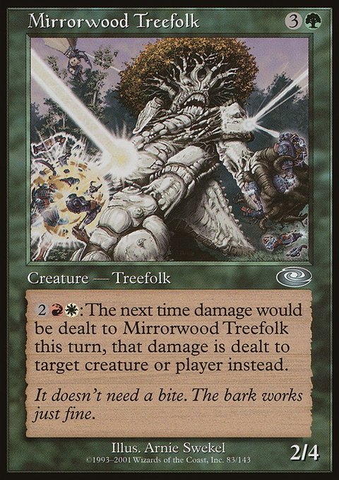 Mirrorwood Treefolk, Planeshift #83, Magic: The Gathering card