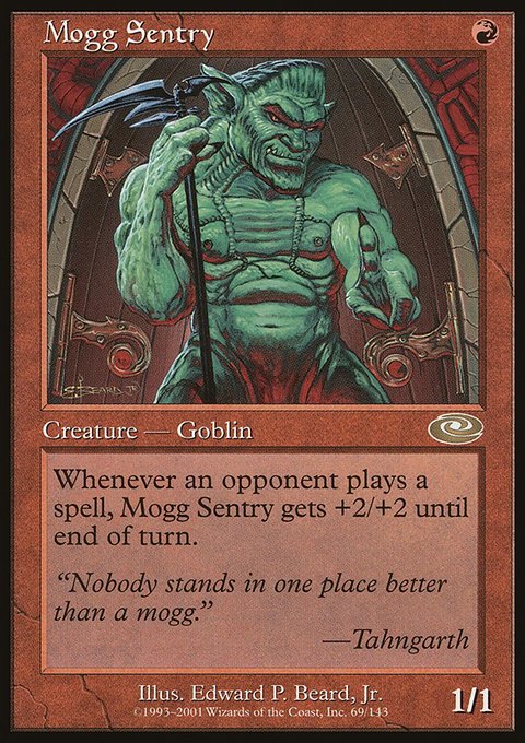 Mogg Sentry, Planeshift #69, Magic: The Gathering card