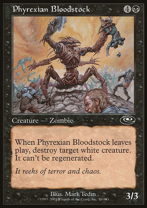 Phyrexian Bloodstock, Planeshift #50, Magic: The Gathering card