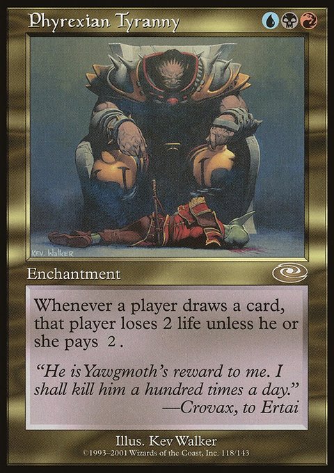Phyrexian Tyranny, Planeshift #118, Magic: The Gathering card
