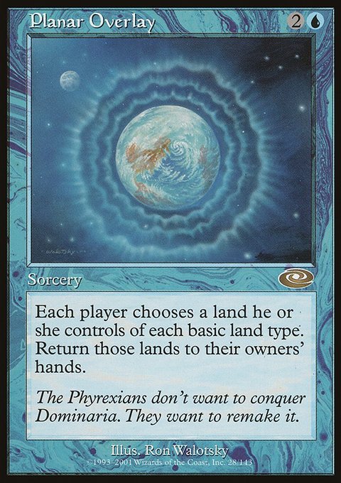 Planar Overlay, Planeshift #28, Magic: The Gathering card