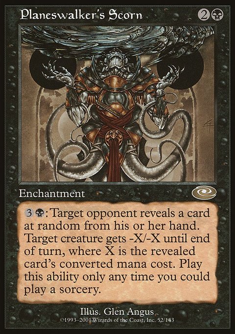 Planeswalker's Scorn, Planeshift #52, Magic: The Gathering card