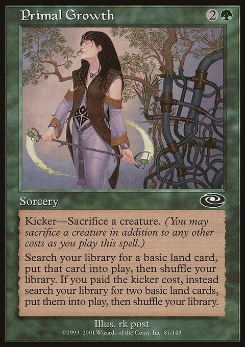 Primal Growth, Planeshift #87, Magic: The Gathering card