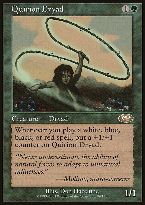 Quirion Dryad, Planeshift #89, Magic: The Gathering card