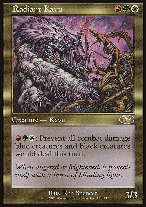 Radiant Kavu, Planeshift #120, Magic: The Gathering card