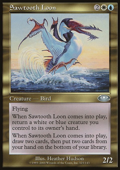 Sawtooth Loon, Planeshift #123, Magic: The Gathering card