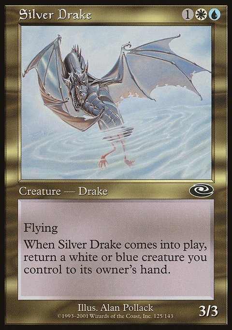 Silver Drake, Planeshift #125, Magic: The Gathering card