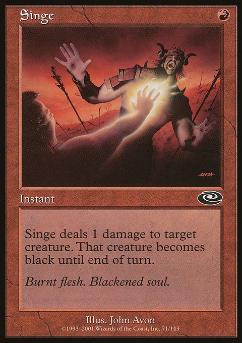 Singe, Planeshift #71, Magic: The Gathering card