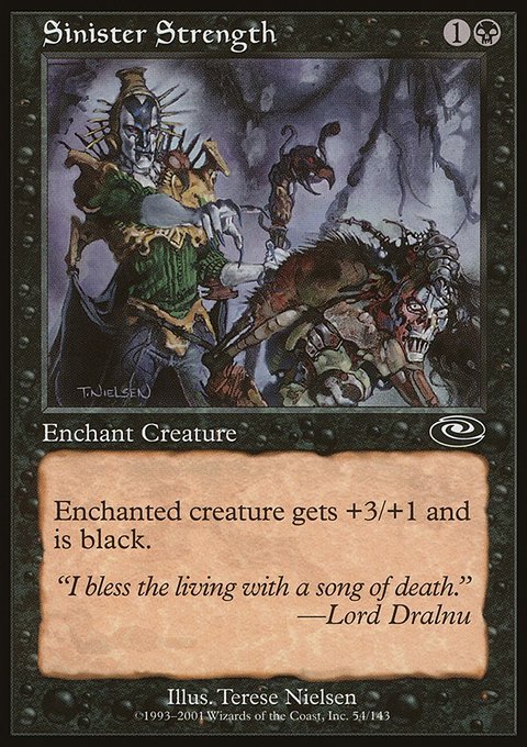 Sinister Strength, Planeshift #54, Magic: The Gathering card
