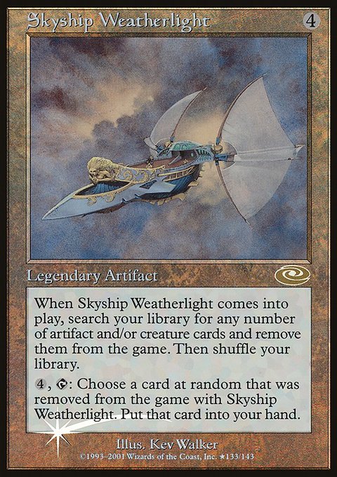 Skyship Weatherlight, Planeshift #133★, Magic: The Gathering card