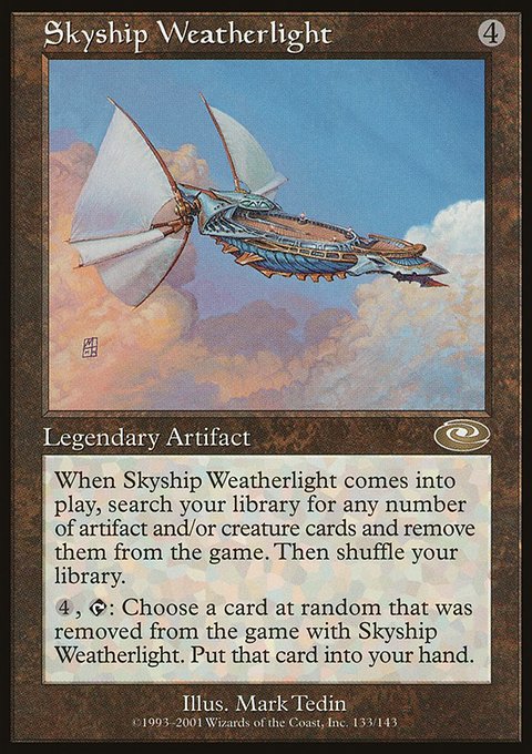 Skyship Weatherlight, Planeshift #133, Magic: The Gathering card