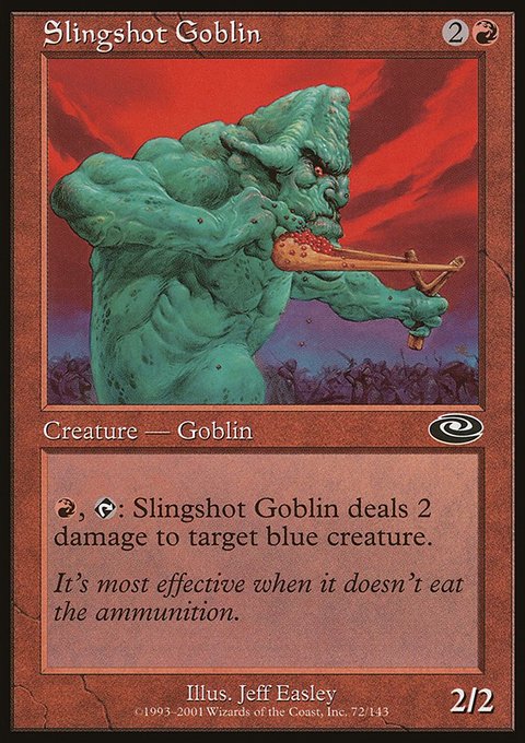 Slingshot Goblin, Planeshift #72, Magic: The Gathering card