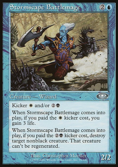 Stormscape Battlemage, Planeshift #35, Magic: The Gathering card