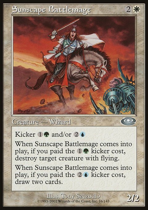 Sunscape Battlemage, Planeshift #16, Magic: The Gathering card