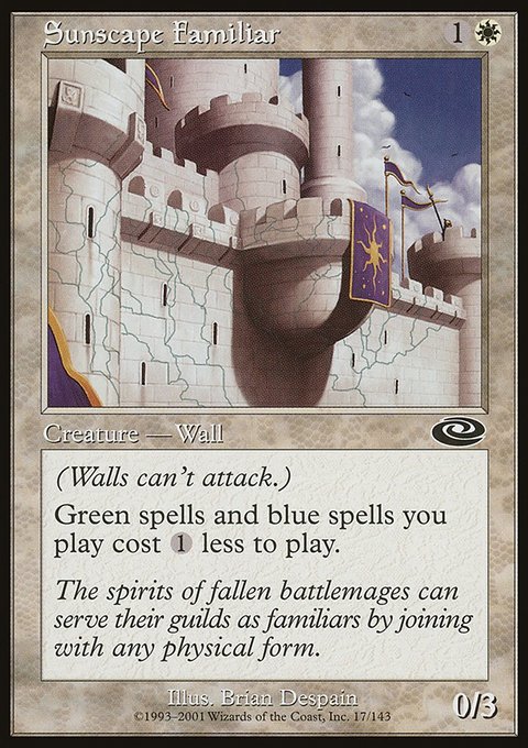 Sunscape Familiar, Planeshift #17, Magic: The Gathering card