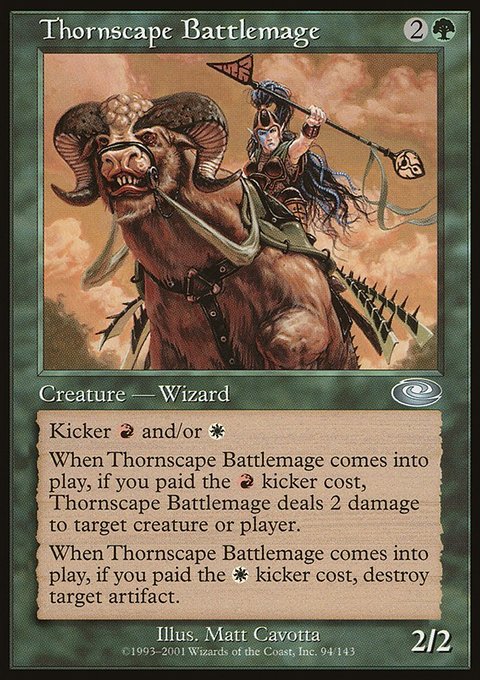 Thornscape Battlemage, Planeshift #94, Magic: The Gathering card
