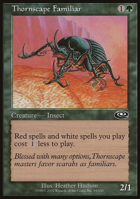 Thornscape Familiar, Planeshift #95, Magic: The Gathering card