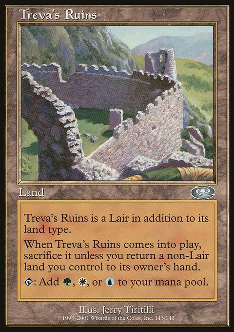 Treva's Ruins, Planeshift #143, Magic: The Gathering card