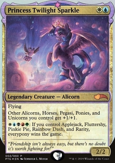 Princess Twilight Sparkle, Ponies: The Galloping #2, Magic: The Gathering card