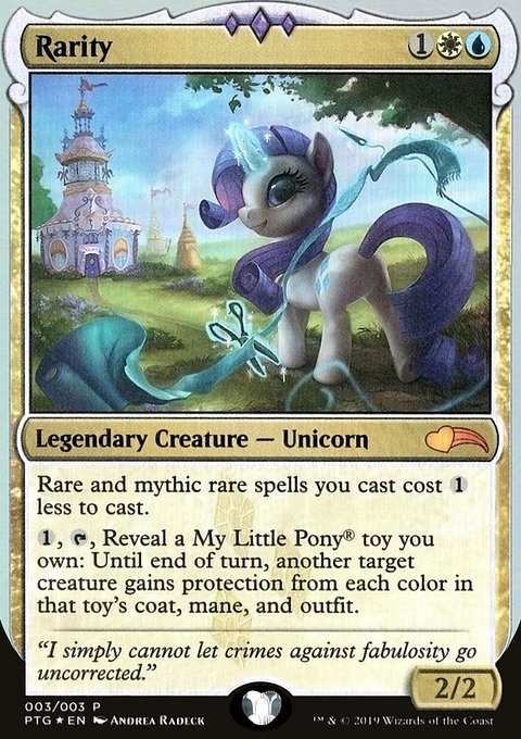 Rarity, Ponies: The Galloping #3, Magic: The Gathering card