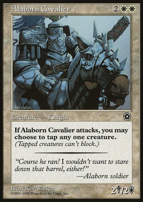 Alaborn Cavalier, Portal Second Age #1, Magic: The Gathering card