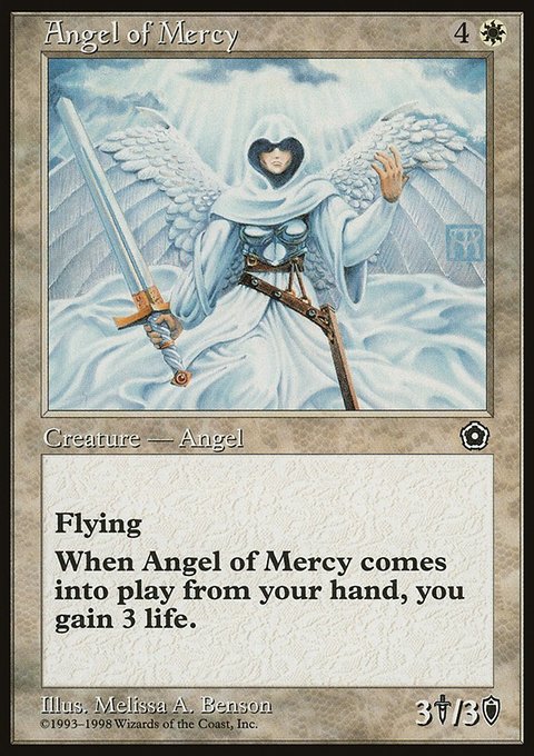 Angel of Mercy, Portal Second Age #8, Magic: The Gathering card