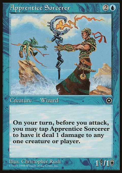 Apprentice Sorcerer, Portal Second Age #32, Magic: The Gathering card