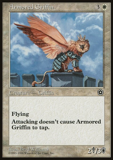 Armored Griffin, Portal Second Age #13, Magic: The Gathering card