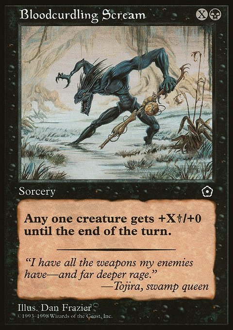 Bloodcurdling Scream, Portal Second Age #63, Magic: The Gathering card