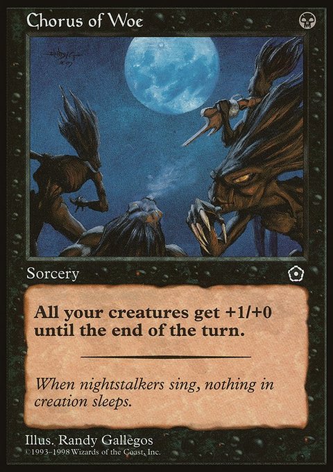 Chorus of Woe, Portal Second Age #65, Magic: The Gathering card