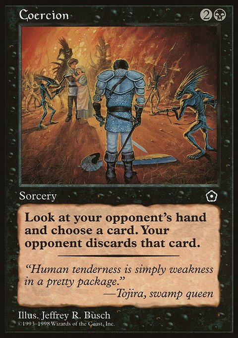 Coercion, Portal Second Age #66, Magic: The Gathering card