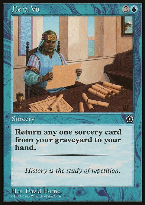Déjà Vu, Portal Second Age #36, Magic: The Gathering card
