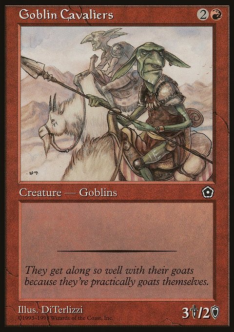 Goblin Cavaliers, Portal Second Age #95, Magic: The Gathering card