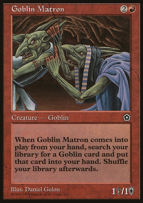 Goblin Matron, Portal Second Age #100, Magic: The Gathering card