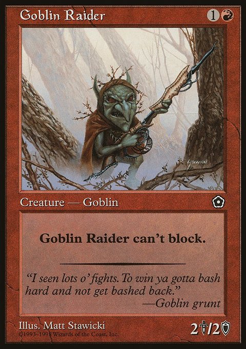 Goblin Raider, Portal Second Age #103, Magic: The Gathering card
