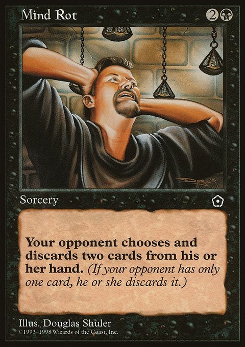 Mind Rot, Portal Second Age #78, Magic: The Gathering card