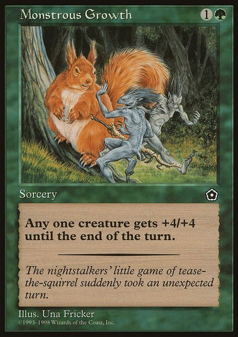 Monstrous Growth, Portal Second Age #133, Magic: The Gathering card